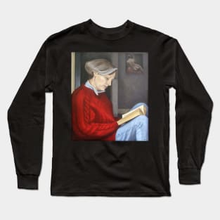 Self - Painting by Avril Thomas - Adelaide Artist Long Sleeve T-Shirt